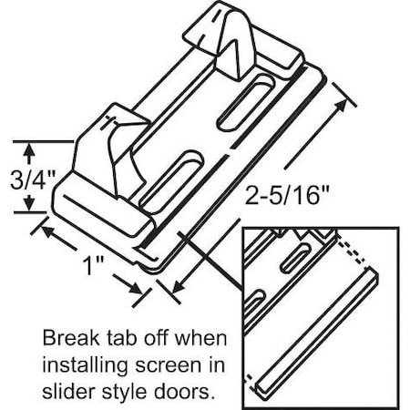 Strybuc Beige Keeper Includes Screws 900-21646